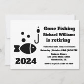 Gepensioneerd weg Vist moderne minimalistische pen Kaart (Voorkant)