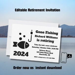 Gepensioneerd weg Vist moderne minimalistische pen Kaart