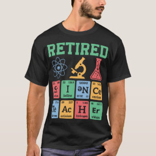 Gepensioneerd Wetenschapsleraar Leven Grappige Per T-shirt