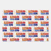 Gepensioneerd Woo Hoo  Groovy Text Wrapping Paper (Voorkant 3)