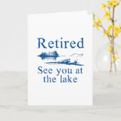 Gepensioneerd zie je bij het meer kaart (Gele Bloem)