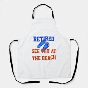 Gepensioneerd - Zie je bij het strand Schort