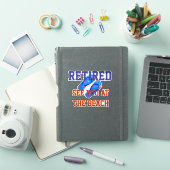 Gepensioneerd - Zie je bij het strand Sticker (iPad Cover)