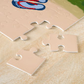 Gepensioneerd.. zie je op het strand! legpuzzel (Zijkant)