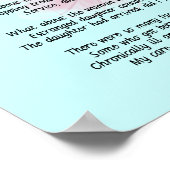 Gepensioneerd zurengedicht: "Heb ik een verschil g Poster (Hoek)