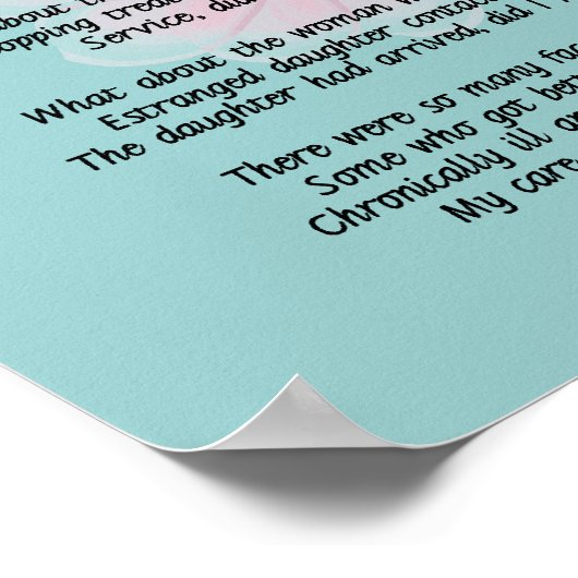 Gepensioneerd zurengedicht: "Heb ik een verschil g Poster (Hoek)