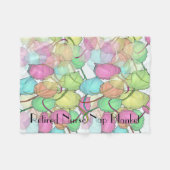 Gepensioneerd Zurse Fleece Blanket Light Grey Deken (Voorkant (Horizontaal))