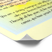 Gepensioneerd zuster Art Poster en gedicht (Hoek)