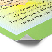 Gepensioneerd zuster Art Poster en gedicht (Hoek)