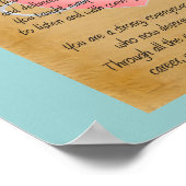 Gepensioneerd zuster Poem Art Poster - door middel (Hoek)