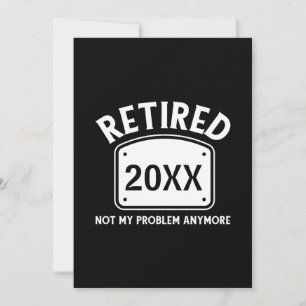 Gepensioneerde 20XX Humor Kaart