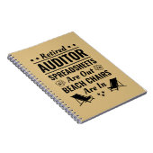 Gepensioneerde accountant Grappig pensioen Notitieboek (Rechterzijde)
