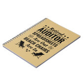 Gepensioneerde accountant Grappig pensioen Notitieboek (Linkerzijde)