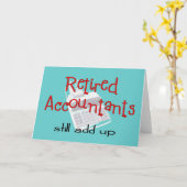 Gepensioneerde accountants "Nog steeds opgeteld" Kaart (Gele Bloem)