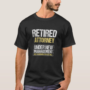 Gepensioneerde advocaat Zie kleinkinderen voor det T-shirt
