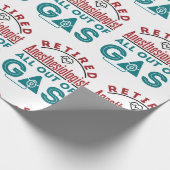 Gepensioneerde anesthesioloog helemaal uit het gas cadeaupapier (Hoek)