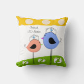 Gepensioneerde arbeid en verzorging van vogels Pil Kussen (Voorkant)