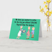 Gepensioneerde artikelen voor zuster-verhaal kaart (Gele Bloem)