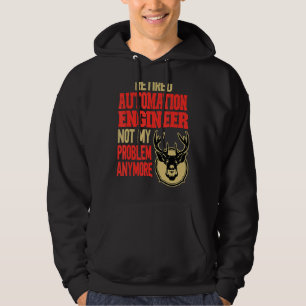 Gepensioneerde Automation Engineer Hertenjacht Hoodie