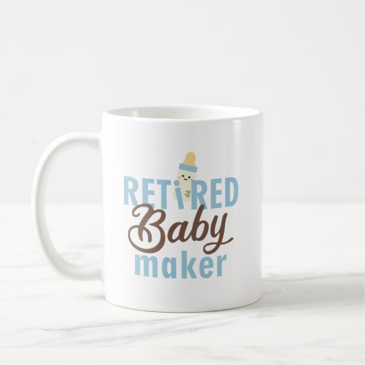 Gepensioneerde Baby Maker Koffiemok (Links)