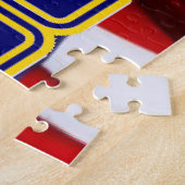 Gepensioneerde badge politieagent legpuzzel (Zijkant)