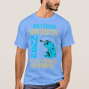 Gepensioneerde band directeur 2022 Vist Lover Reti T-shirt