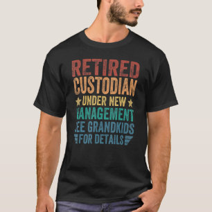 Gepensioneerde bewaarder onder nieuw beheer voor g t-shirt