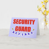 GEPENSIONEERDE BEWAKER KAART (Gele Bloem)