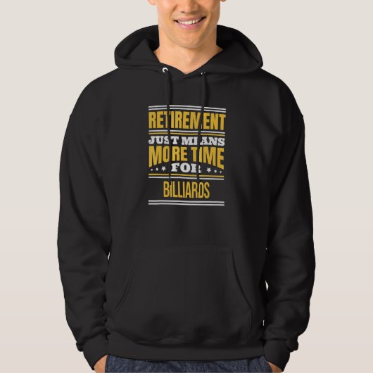 Gepensioneerde Billiches Gezegde Retirement Hoodie (Voorkant)