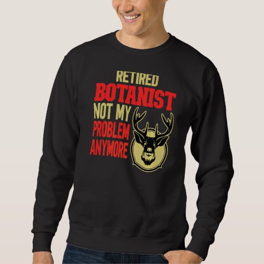 Gepensioneerde botanist Deer Hunting Trui (Voorkant)
