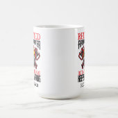 Gepensioneerde brandweerman - Mijn vlam blijft bra Koffiemok (Center)