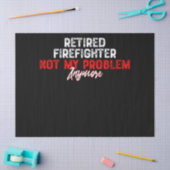 Gepensioneerde brandweerman niet meer mijn problee tissuepapier (Craft)