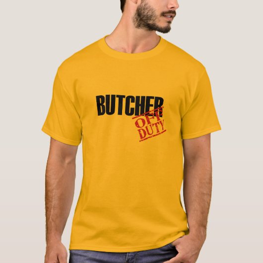 Gepensioneerde Butcher T-shirt (Voorkant)