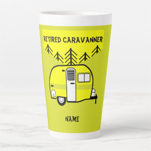 Gepensioneerde Caravan Kunst cadeaus Love My Cara Latte Mok
