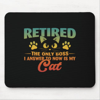 Gepensioneerde Cat Funny Pensioen 2024 Decoratie M Muismat