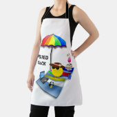 Gepensioneerde Chick bij het strand Schort (Insitu)