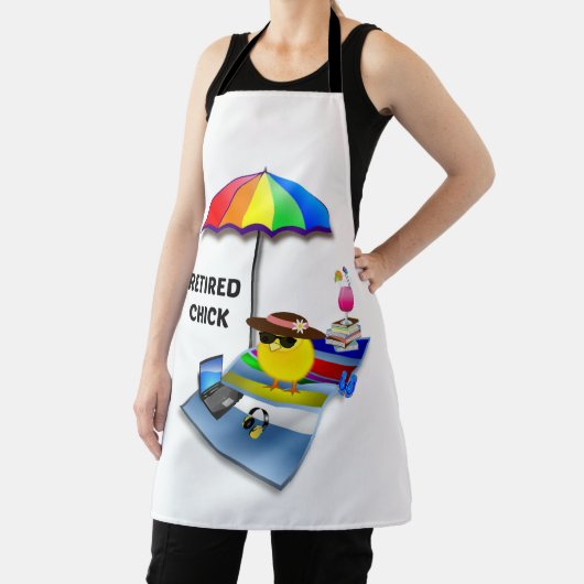 Gepensioneerde Chick bij het strand Schort (Insitu)