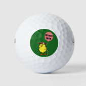 Gepensioneerde Chick...Oh zo leuk Golfballen (Voorkant)