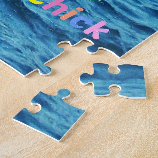 Gepensioneerde Chick...Oh, zo schattig Legpuzzel (Zijkant)