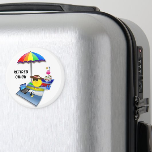 Gepensioneerde Chick, schattig en sassy Magneet (Insitu (bagage))
