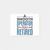Gepensioneerde chirurg A Smooiere operator heeft g Post-it® Notes (Voorkant)