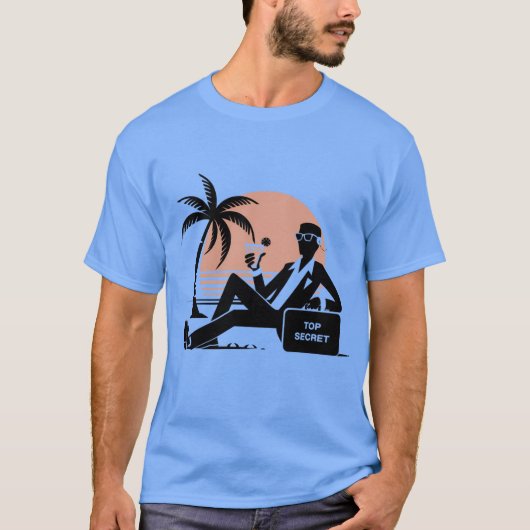 Gepensioneerde CIA-agent T-shirt (Voorkant)