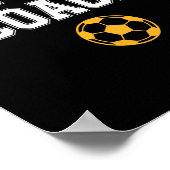 Gepensioneerde Coach Voetbal Team Mentor Poster (Hoek)