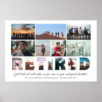 Gepensioneerde Collega Boss Pensioen Foto Collage