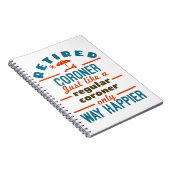 Gepensioneerde coroner Retirement Medical Examinat Notitieboek (Rechterzijde)