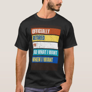 Gepensioneerde CPA Pensioenvoorziening T-shirt