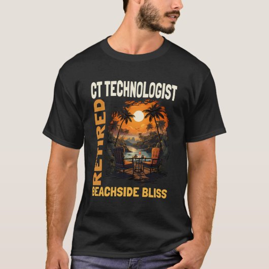 Gepensioneerde CT-technoloog - Funny Retirement T-shirt (Voorkant)