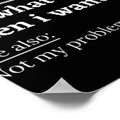 gepensioneerde definitie, grappige pensionering, g poster (Hoek)