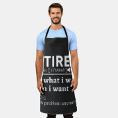 gepensioneerde definitie, grappige pensionering, g schort (Gedragen)