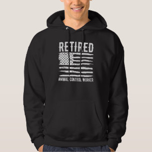 Gepensioneerde Dierencontrolewerker Beroep Amerika Hoodie